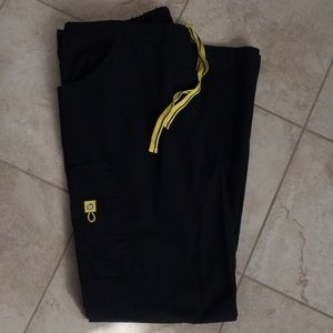 Wonderwink Black Scrub Bottom